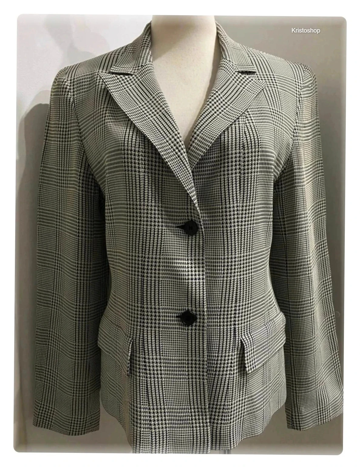 Veste Vintage Blazer Electre gris Taille S 90s